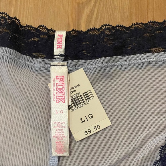 NWT Victoria’s Secret PINK Lace Cheeky Set L - Picture 5 of 10
